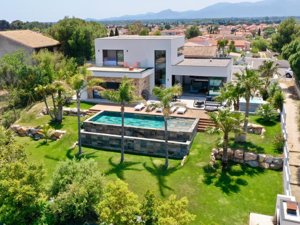 Villa D'Exception Avec Piscine A Debordement - Vue Panoramique Saint-Nazaire (Pyrenees-Orientales) Exterior foto